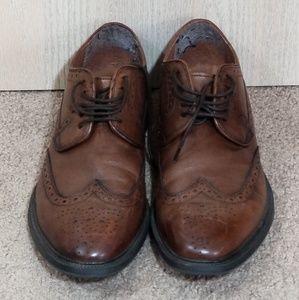 Stafford Brown Oxford Dress Shoes